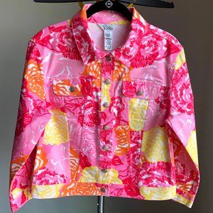 Lilly Pulitzer - Denim Jacket - Small - EUC